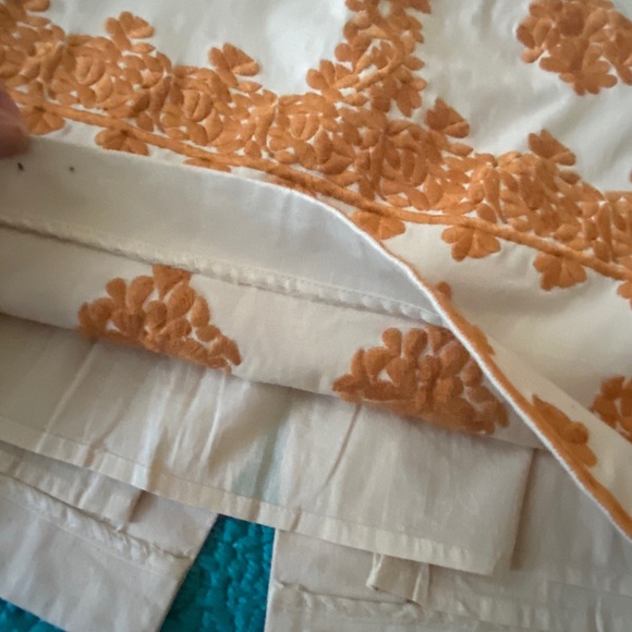 New Anthropologie cotton embroidered winter skirt - Picture 6 of 7